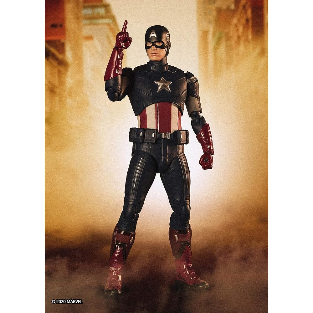 TAMASHII NATIONS S.H.Figuarts Captain America CAP vs. CAP Edition Action Figure Avengers: Endgame