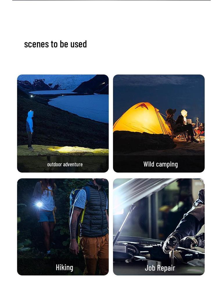 Ultra-Thin Magnetic Dual-Light Flashlight: High-Intensity, Portable, Mini Pen Light with Cap Clip and Long Battery Life for Auto Repair