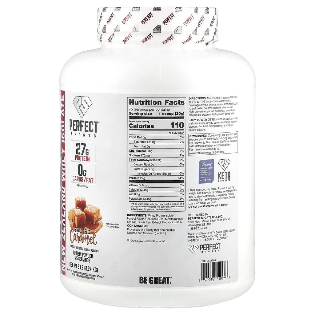 Diesel®, Separated New Zealand, Salted Caramel Flavor, 2.27Kg(5Lb)