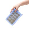 Kalar Frozen Portioned Baby Food Storage Containers 9 Blocks 15 Blocks Ice Cube Tray Baby Food Ice Tray (15 Blocks, Blue)…