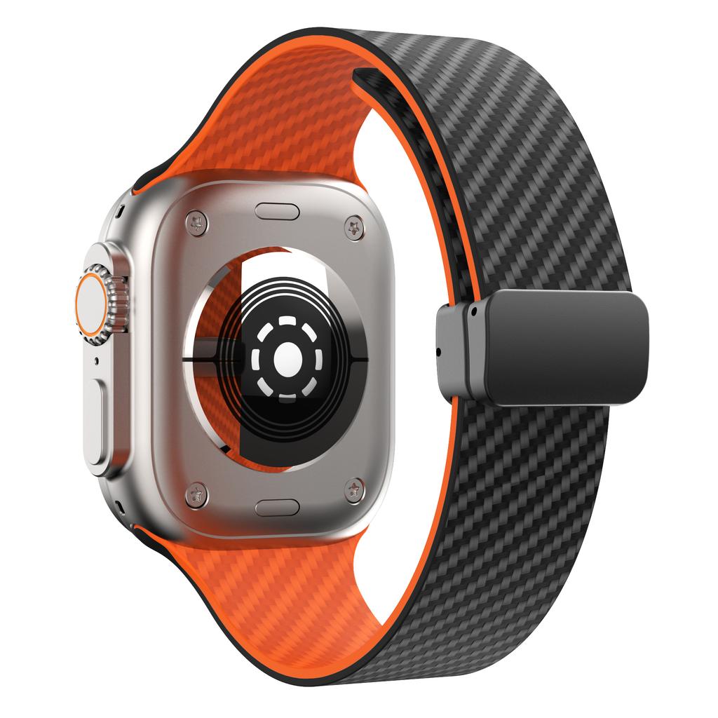 Straps For Apple Watch Ultra 2 Bands 49mm 44mm 45mm 41mm 40mm 46mm 42mm Magnetic Correa Bracelet iWatch Series 9 8 7 10 6 SE 5