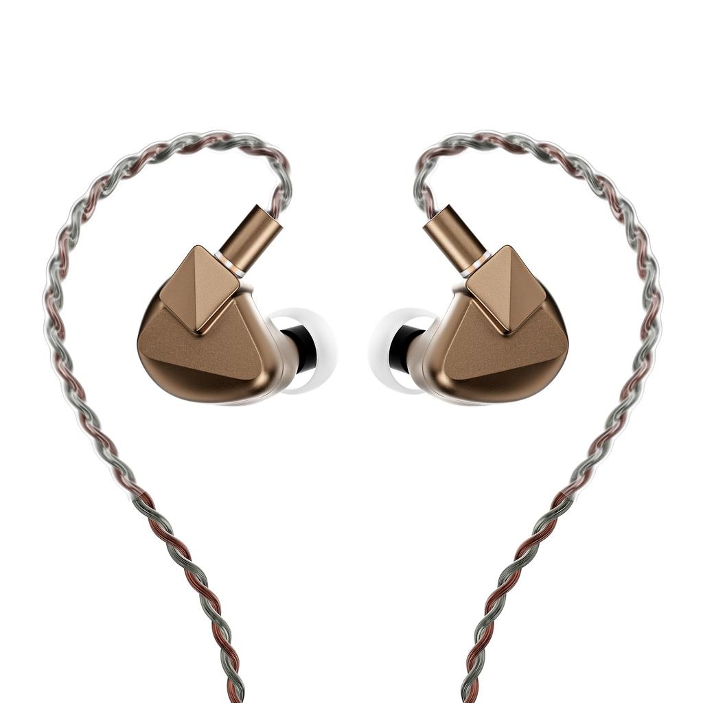 LETSHUOER HiFi Wired Large Planar Magnetic Wired Canal Single Crystal Copper Silver Plated Cable Interchangeable "S12 Ultra" Earphones, 14.8mm Driver,