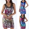 Women Sexy Fashion Off Shoulder Sleeveless Sequins Party Dress Bodycon 