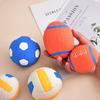 Squeaky Latex Rugby Football Dog Toy - Durable Chew & Stress Relief