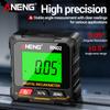 Laser Digital Inclinometer RN01/RN02/RN03 Angle Gauge 360° Magnes Protractor 0.05° Accuracy Level Box for Woodworking Tool