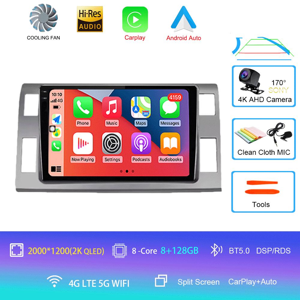 Car Radio Android 14 For Toyota Previa XR50 3 III Estima 2006-2019 DSP Multimedia Player GPS Stereo Autoradio 2 Din Stereo