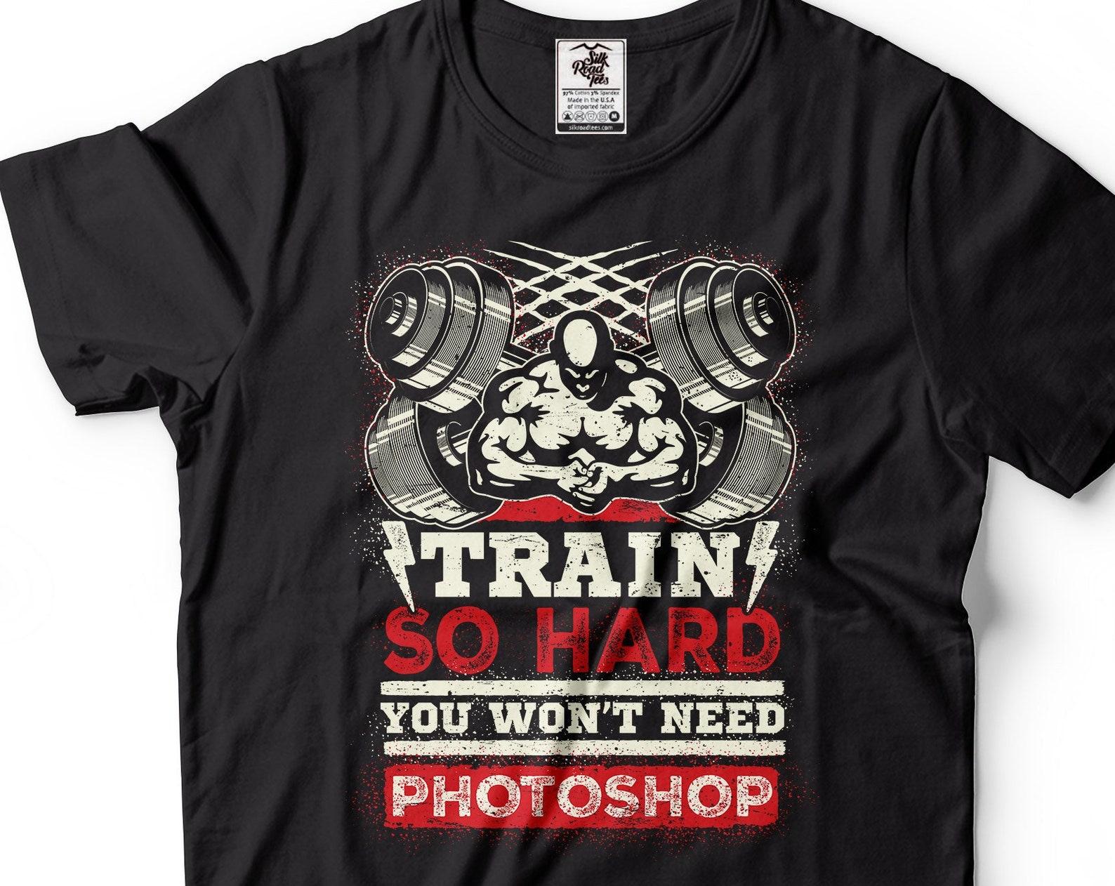 Train So Hard Gym Shirt: Inspirational Fitness Workout Tee 3XL