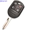 Jingyuqin 4 Tasten Fernbedienung Schlüsselloser Autoschlüssel für Ford Edge Escape Expedition Explorer Gehäuse