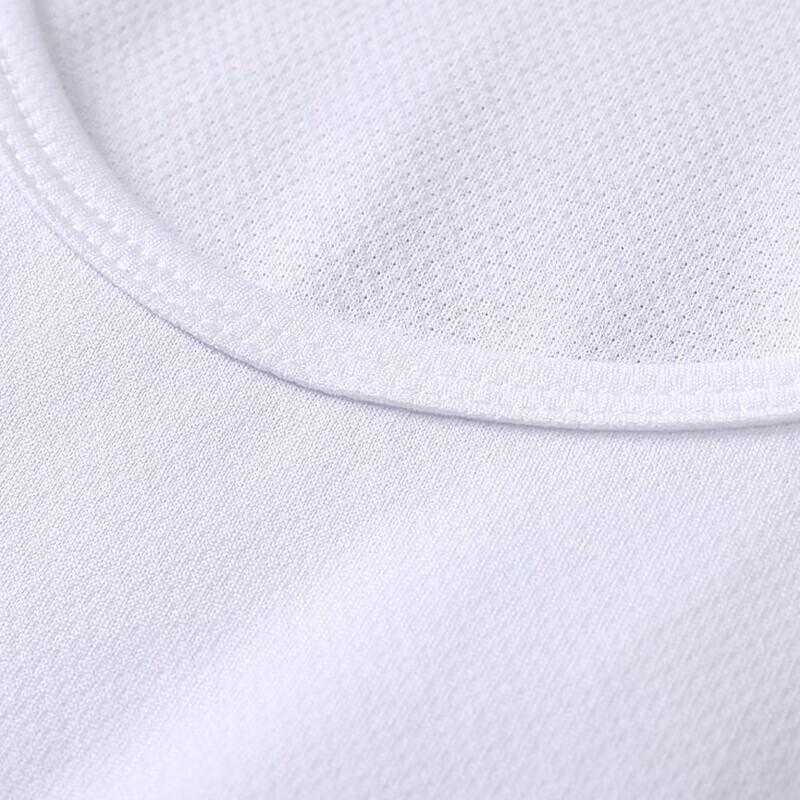 9517 White Quick-Dry Sleeveless Sports Vest