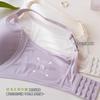 Traceless cool underwear women's big breasts show small gathering, pull to prevent sagging, close secondary breasts large size bra summer thin