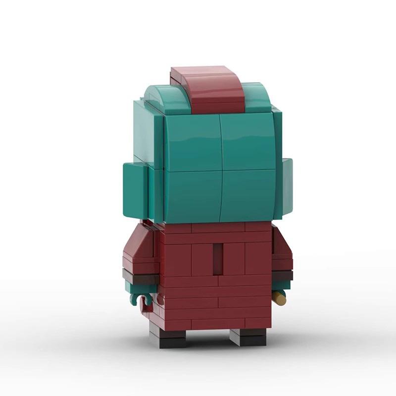 Creative Anime MOC Building Blocks – Square-Headed Figure, Yodtō – Non-Mechanical Fin Assembly Toy, Educational Playset, Gift for Boys