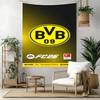 Borussia Dortmund Wanddekoration Wandteppich Kunst Für Haustier-Gedenken Geburtstag Hochzeitsparty Hintergrund Familiengeschenk