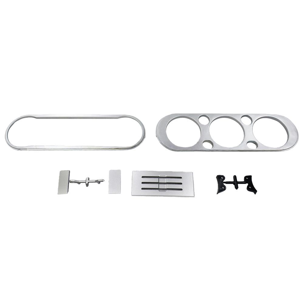 Replacement Navigation Bezel Panel for Ford For Explorer For Kuga For MK1 08-12 ABS Material Car Interior Accessory