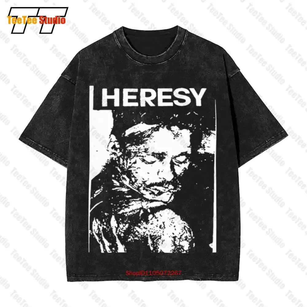 Heresy Band Hardcore Punk Rock Anarcho Vintage Oversized T-Shirt ZPDA