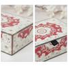 HingedLid Jewelry Slender OrganizerProfile Box with Rectangular Organizer Container for