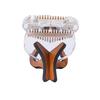 Kalimba Acrylic 17 Key Transparent Thumb Piano Mbira Sanza with Tuner Hammer Holder Kalimba Case