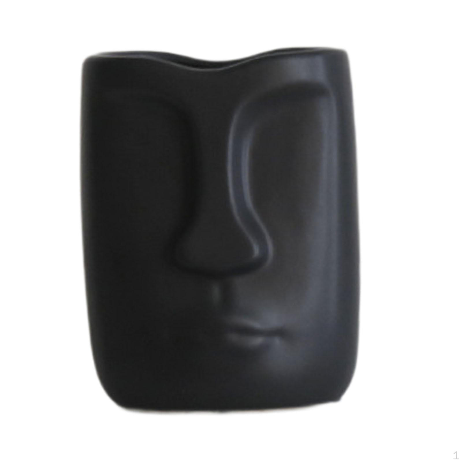 

Элегантная керамическая ваза для домашнего декора 10cmx13cm чёрный