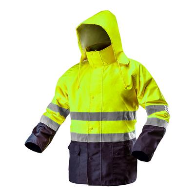 Hi-Vis Wasserdichte Arbeitsjacke, Gelb, Größe XL