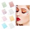 3PCS Jewel Sparkle Crystal Eye Drill Sticker Facial Beauty Decorations Holiday Makeup Crystal Diamond Stickers Color Random