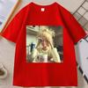 Funny Distressed Doll Face Meme TShirt Funny Cotton Short Sleeve Round Neck Tshirt Unisex Loose Tees Unisex Cotton High Quality