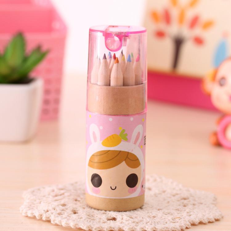Constellation Girl 12-Color Cute Colored Pencils Set for Students