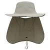 Multifunctional Sun Hat Water Resistant Lightweight UPF50 Fisherman Hat with Neck Cloth Fishing Outdoor Activity Unisex Wide Brim Hat