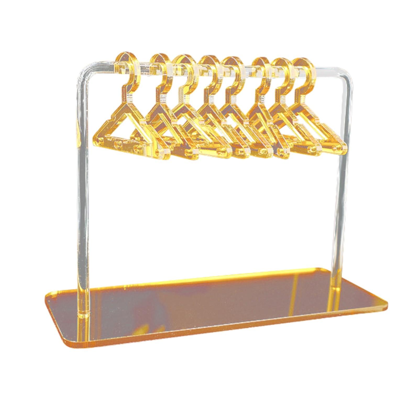 

Подвесная персонализированная стойка для сережек Акриловая вешалка Стильная стойка для хранения сережек One Size золотой
