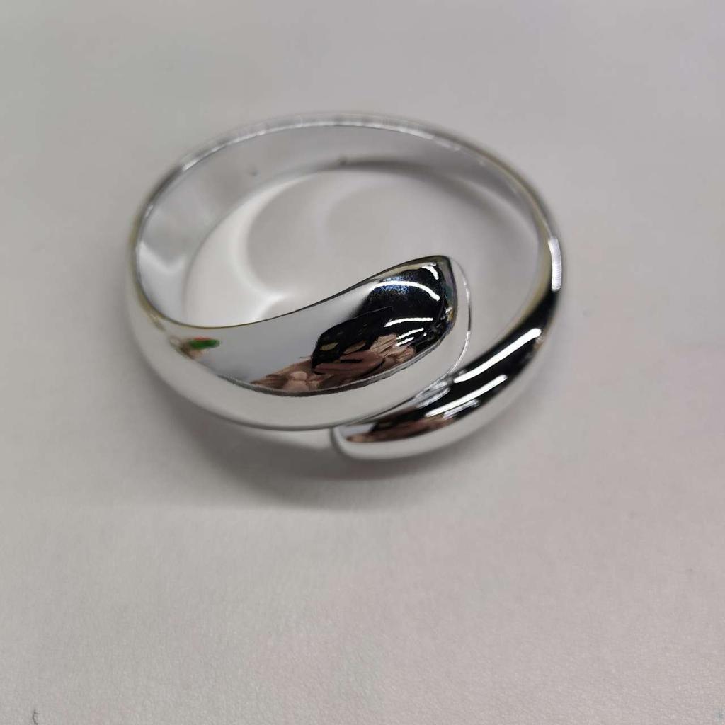 Wave cold wind opening bracelet exaggerated simple design bracelet light luxury jewelry women