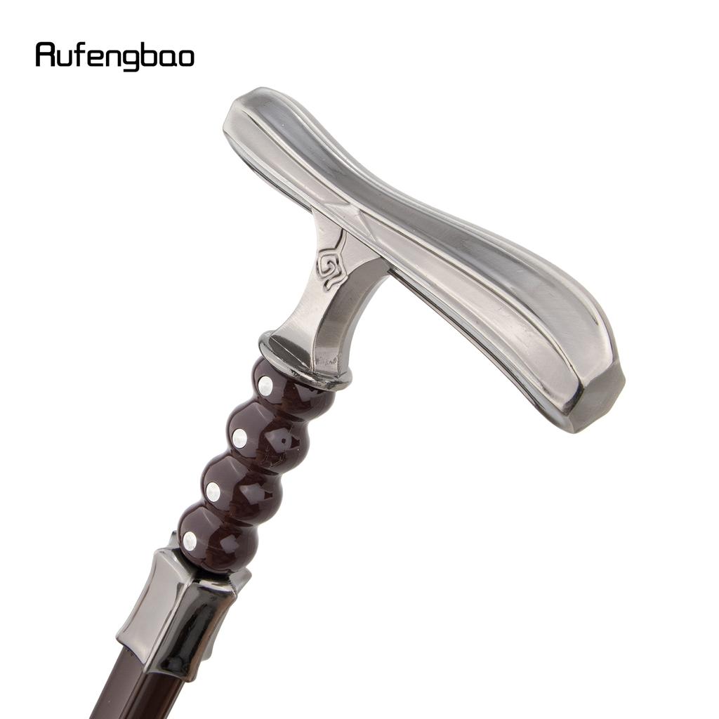 Silver Flower Walking Stick Decorative Vampire Cospaly Vintage Party Fashionable Walking Cane Halloween Crosier 93cm