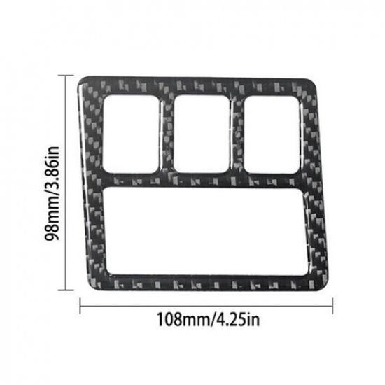 Console Gear Shifter Storage Box Panel Carbon Fiber Trim For Tundra 07-13