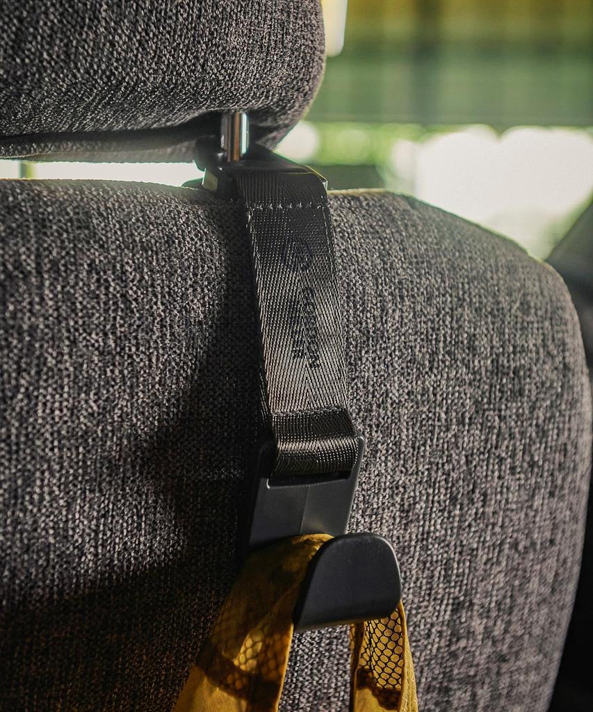 GORDON MILLER 1653658 Car Seat Hook, Dark Gray