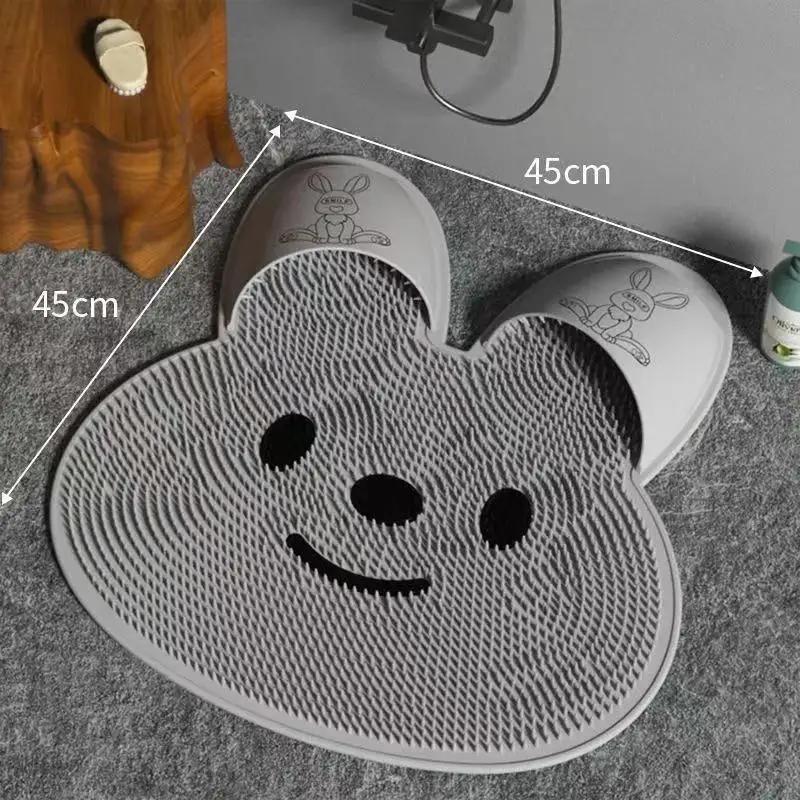Wash Feet, Rub Feet, Silicone Massage Mats, Bathroom Anti Slip Mats, Bathroom Scrubbing Floor Mats, Shower Scrubbing Mats
