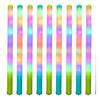 10Pcs  Color Changing Glowing LED Sticks Rainbow Colored Lighted Up Sticksfor Birthday Halloween Festival Celebration