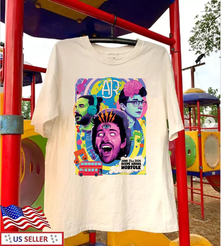 NEW AJR Band White Cotton Unisex S-5XL Gift Fans Shirt HD341 Unisex T-Shirt M