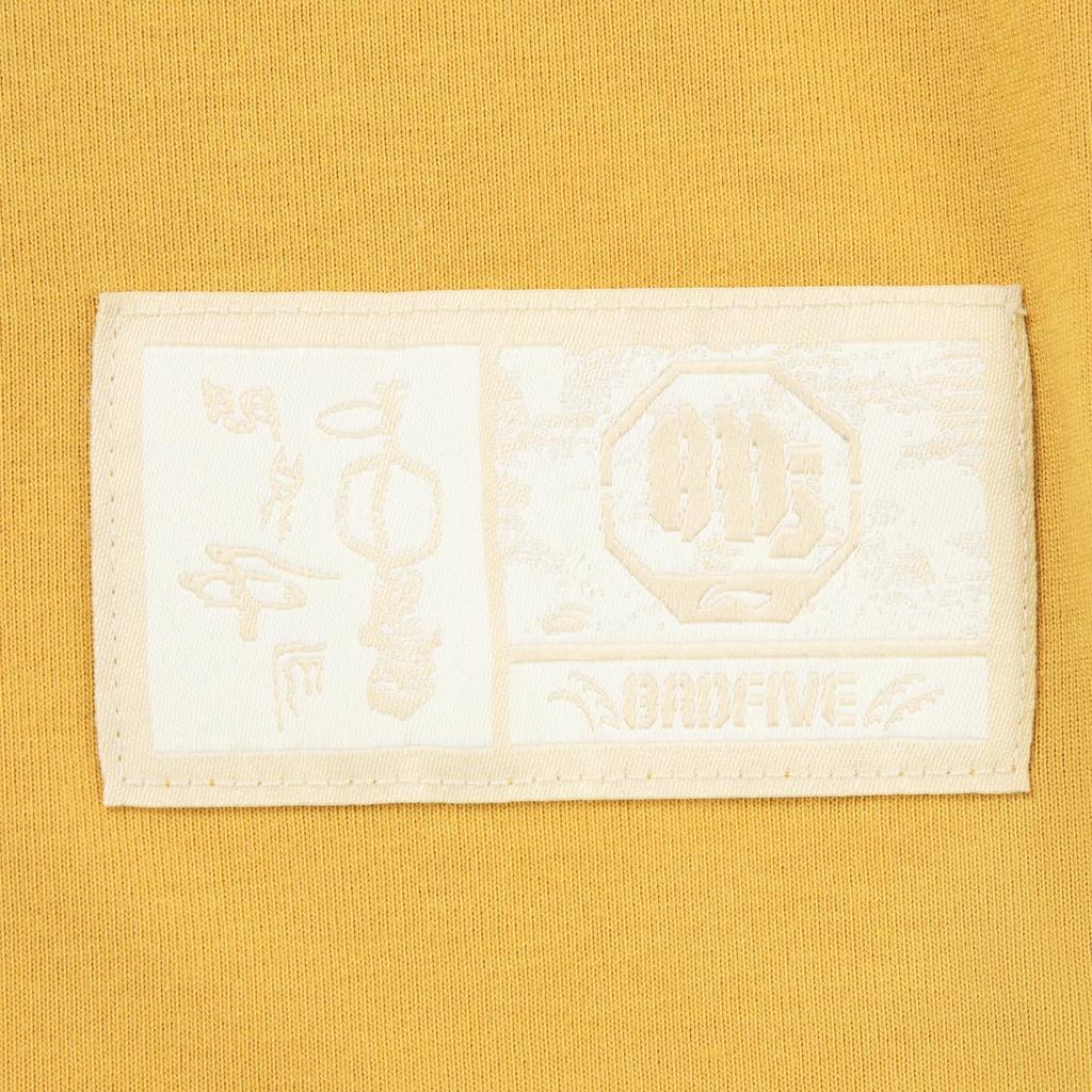 Li Ning Bad Five Letter Round Neck Comfortable Breathable Versatile Sleeveless Vest Men Vests Ginger-Yellow AVSV177-2