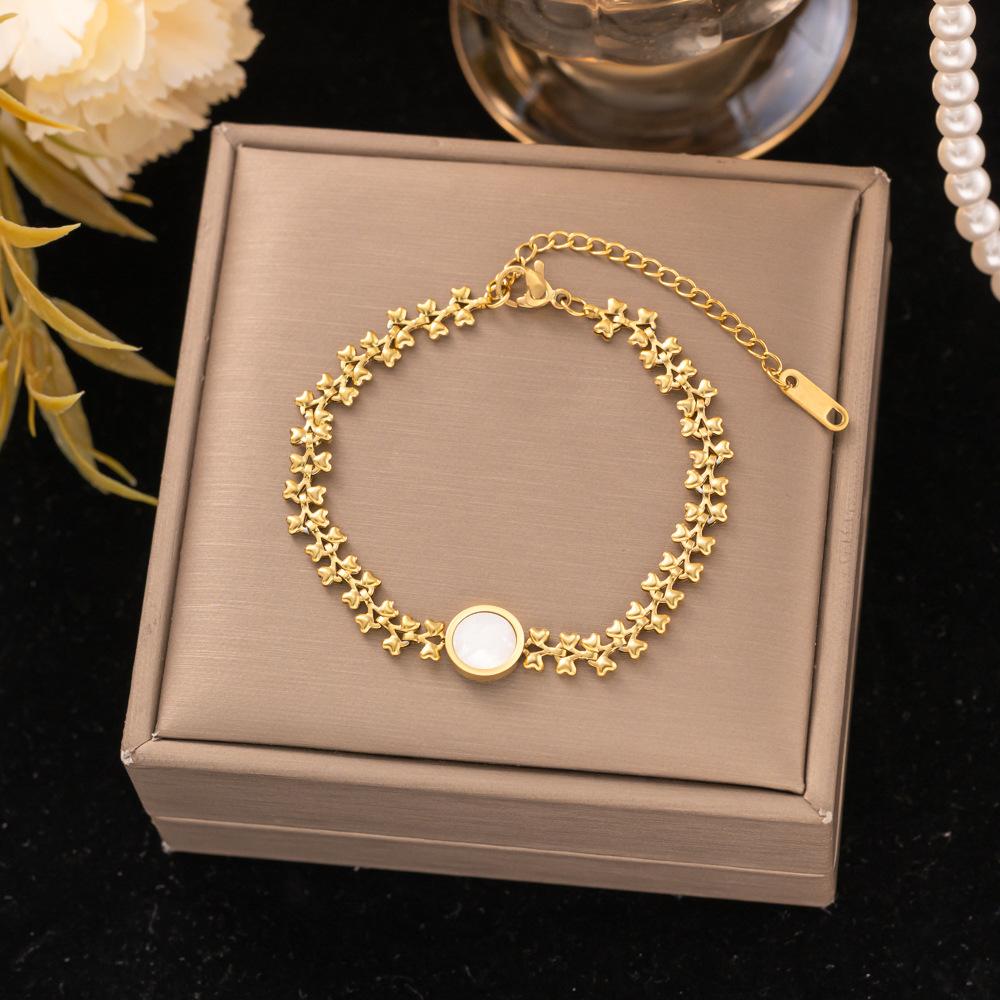 Fashion Titanium Steel Bracelet Never Fade Elegant Durable Jewelry for Women Men Unisex