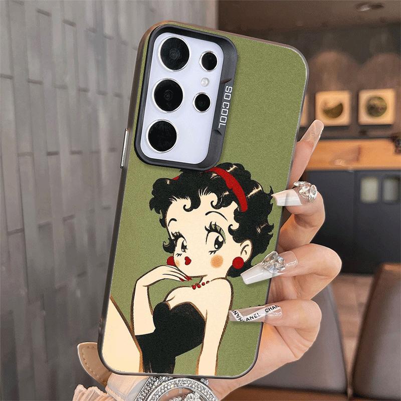 B-Bettys B-Boops Girl Soft Phone Case for Samsung A17 A16 A15 A14 A13 A57 A56 A55 A54 A53 A37 A36 A35 A34 A33 A26 A25 A24 A23 A5