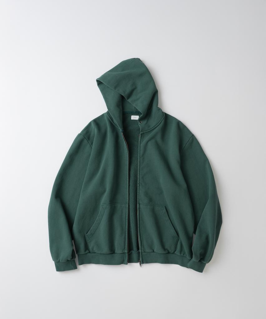 Whagi Vintage Zip Sweat Hoodie (Vintage D.Green)