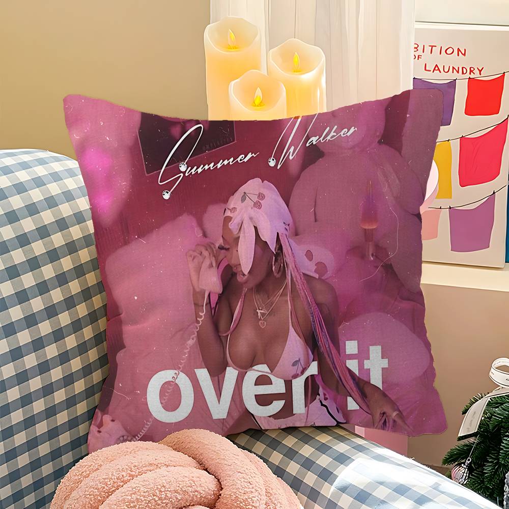Pop Rap Summer Walker Cushion Cover Pillow Cover Decor Pillowcase Printed Cushion Case For Couch