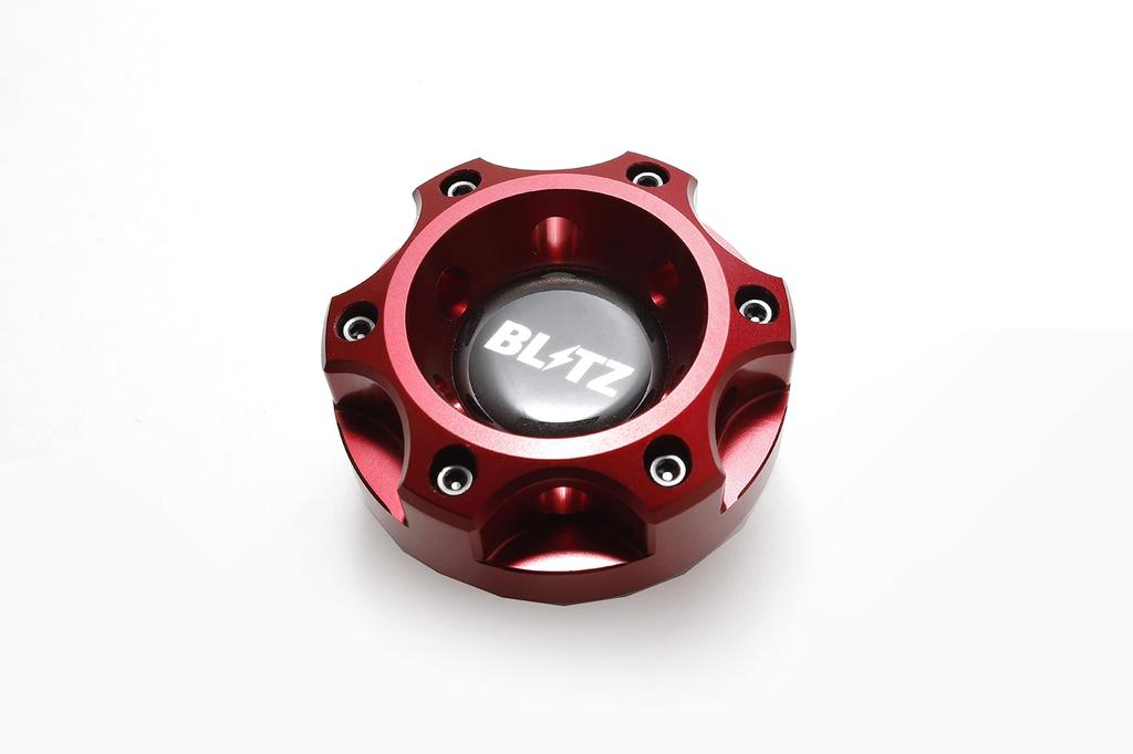 BLITZ Oil Filler Cap, Aluminum, Red, for GR86, 86, BRZ, ZN6, ZN8, ZC6, and ZD8 (Part Number: 13852)