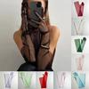 Transparent Sunscreen Sexy Driving Gloves Women Gloves Ultra Thin Dress Gloves Sheer Tulle 70cm Long Female Gloves Party Gloves