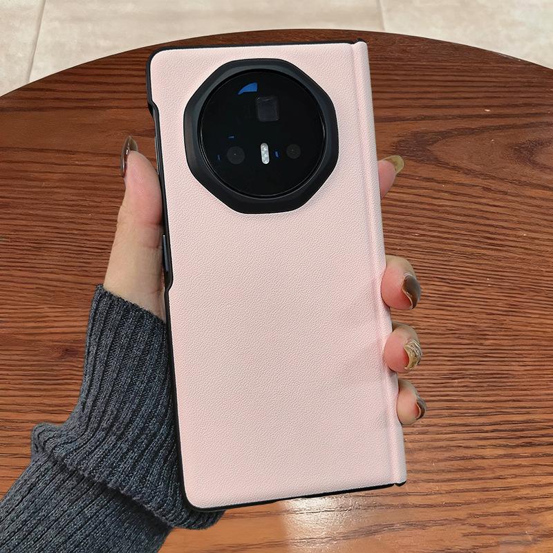 Applicable to Honor magic v6 mobile phone case all-inclusive center shaft new folding screen v5 shell fashionable premium v3 leather case