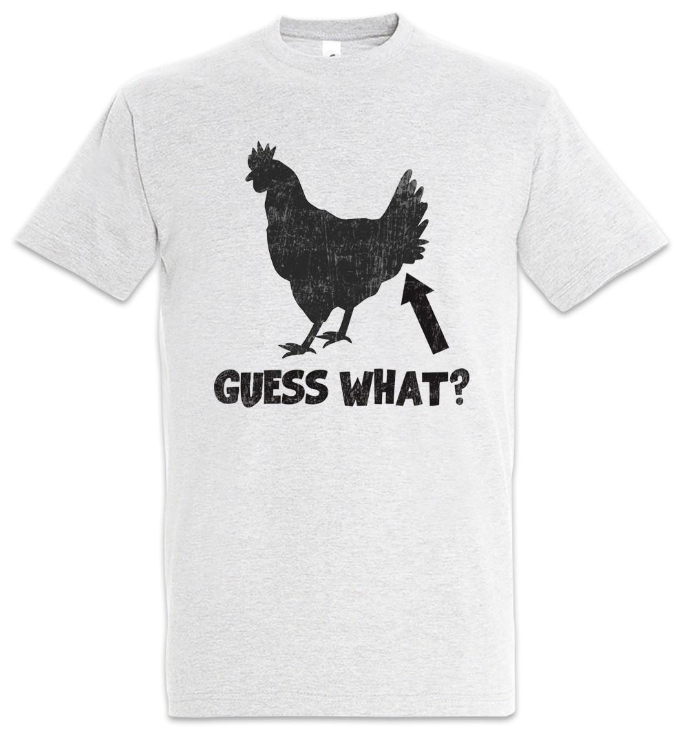 

Guess What Mens T-Shirt Mens Womens Tees Top Chicken Butt Quote Fun Joke Comedy Nerd Hipster Indie S