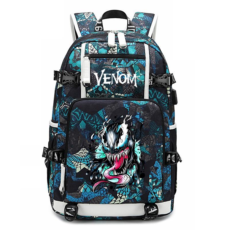Trendy Schoolbag Printing Design Sense Casual Simple Backpack Lightweight Spine Protection Large Capacity
