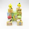 Playful Cat Fruit Box Models With Pinemelon Banana Figurines In Assorted Colors