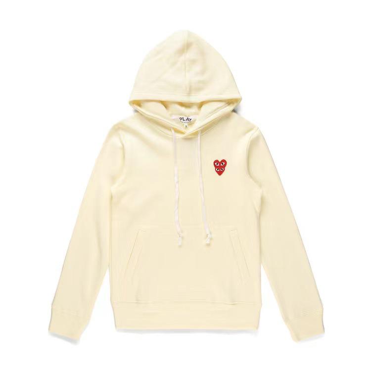 Chuan Jiu 2024 A/W Heart Hoodie: Unisex Stand Collar Zipper Pullover with Drawstring Hood