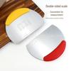 Stainless Steel Half-Round Dough Cutter and Scraper with Scale for Baking