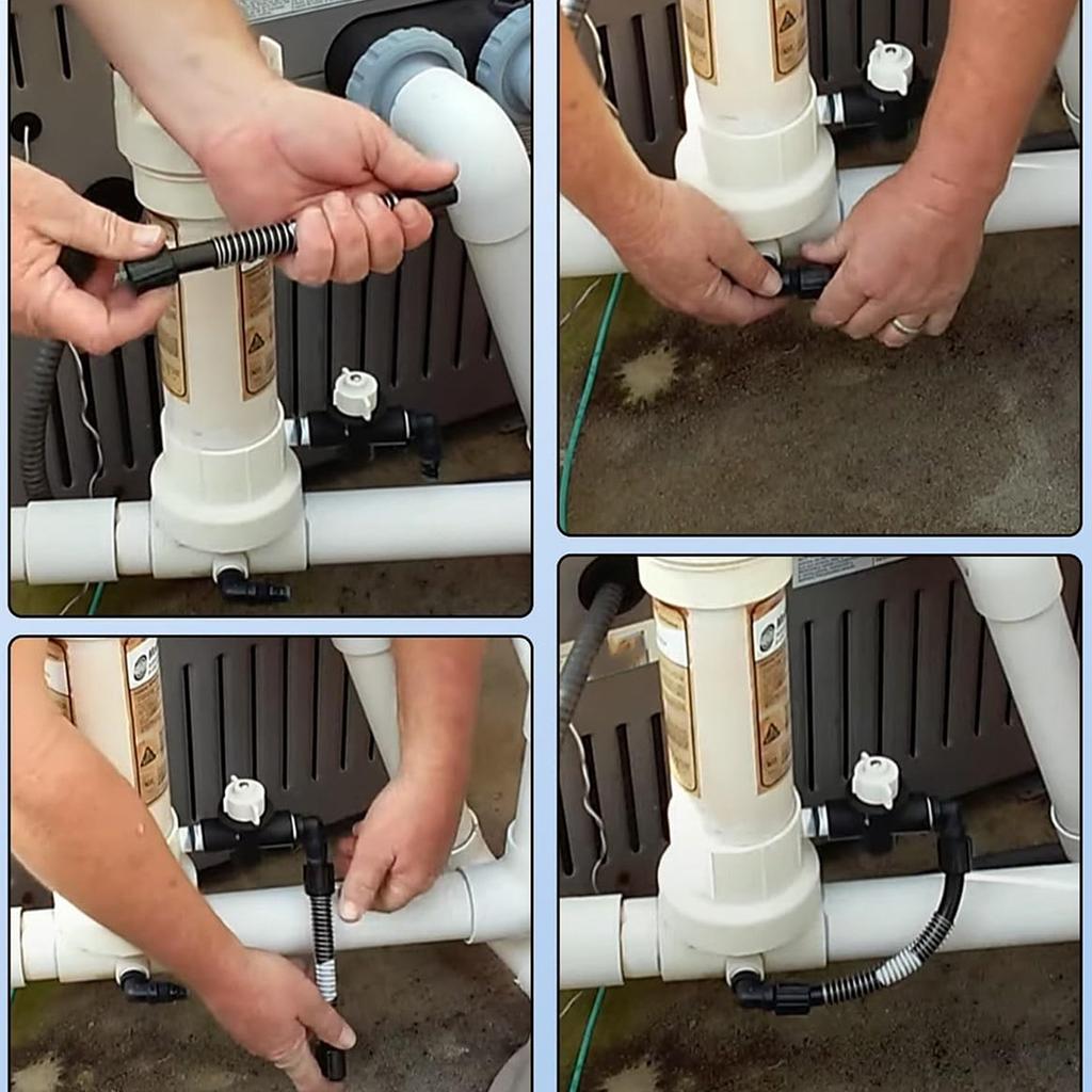 Chlorinator Parts Set Suitable for 320 and 322 Models Ensuring Seamlesses Installation and Efficient Chlorination