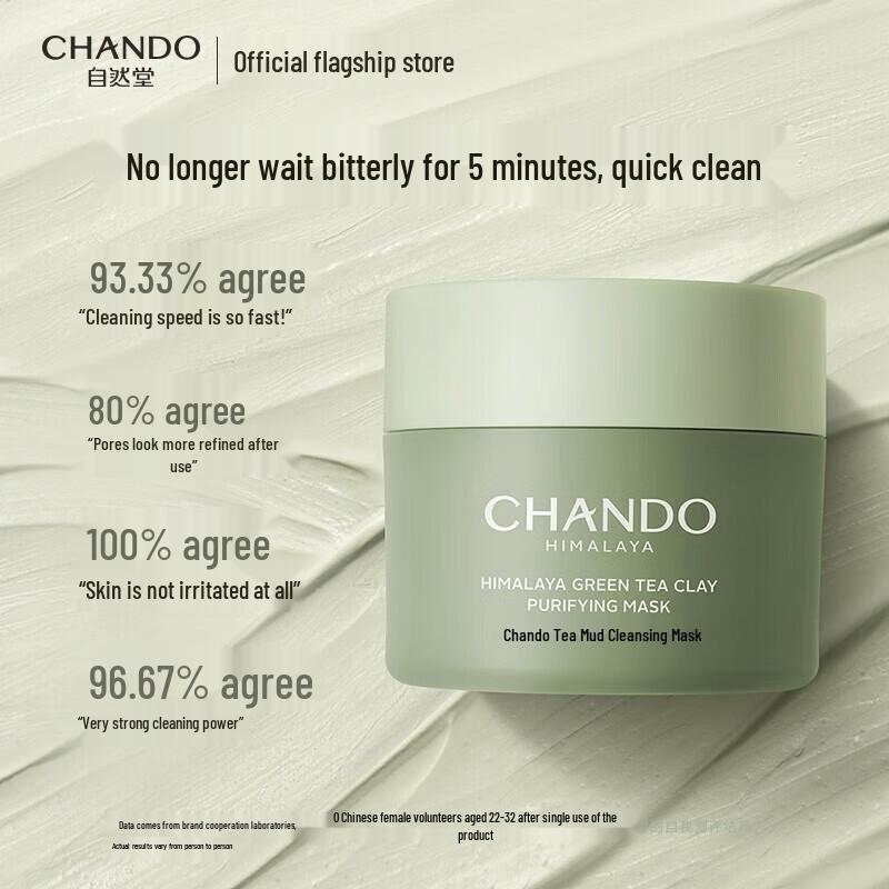 CHANDO Himalayan Tea Mud Purifying Cleansing Mask 100g