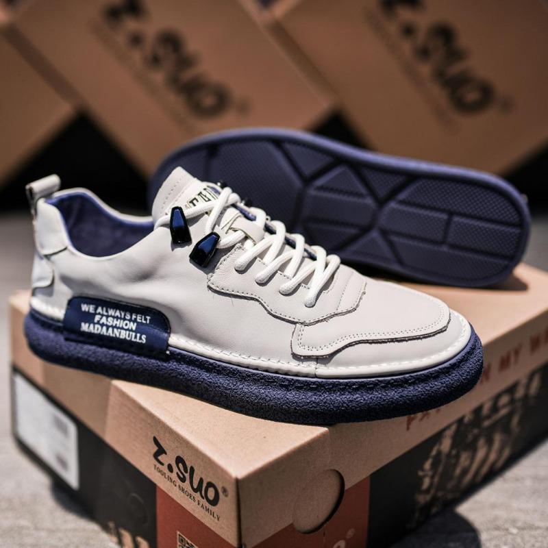 New men's personalized hand-sewn shoes casual shoes versatile board shoes trendy single shoes men's shoes